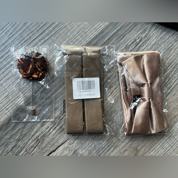 Men's Brown Brand NWT 4PC Vest Set - Picture 2 of 6